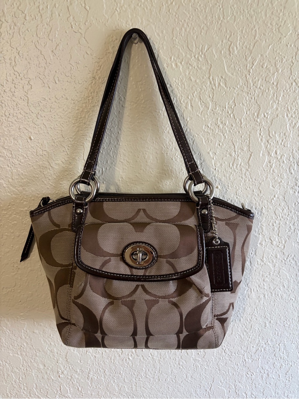 Vintage Coach Small Leah